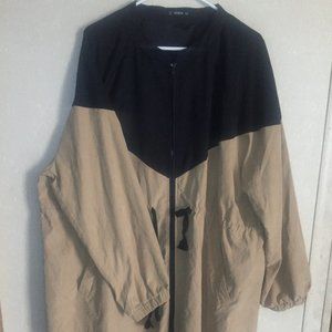 Long Colourblock Jacket
